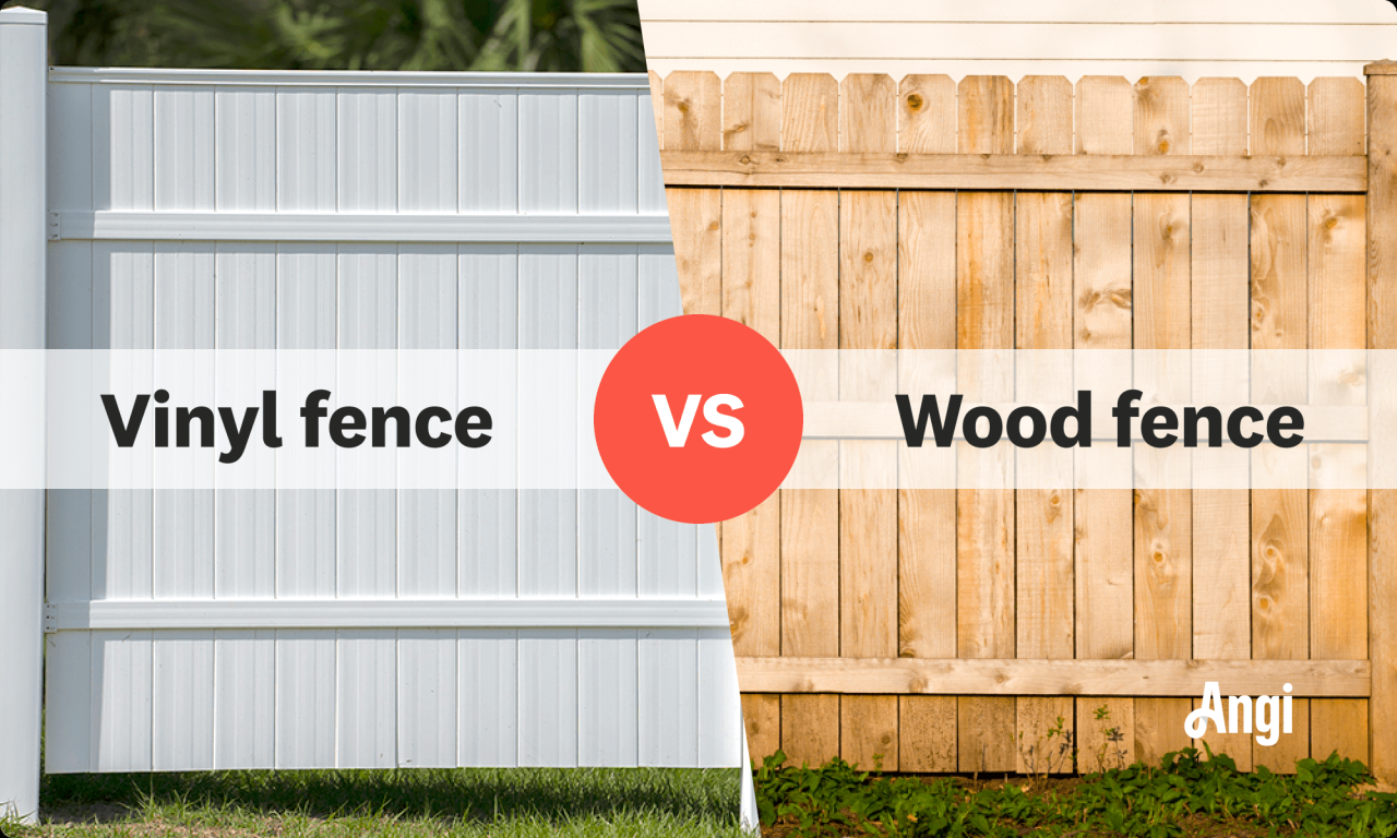 Vinyl vs. Wood Fences: Pros, Cons, and Costs | Angi